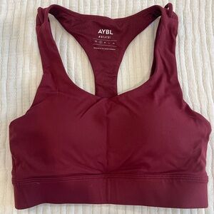 AYBL Deep Red Sports Bra
